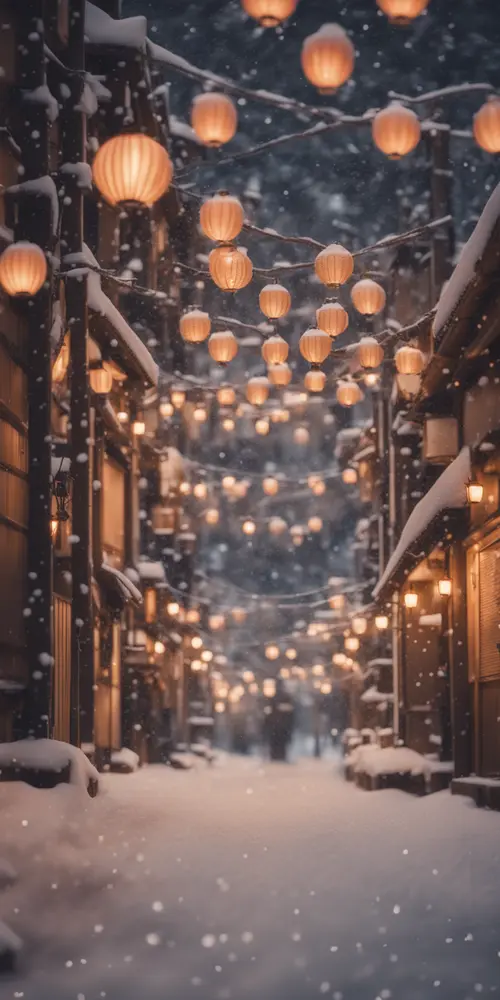 Snow Aesthetic Christmas wallpaper